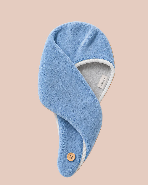 Marleya Two-Tone Microfiber Hair Towel Wrap